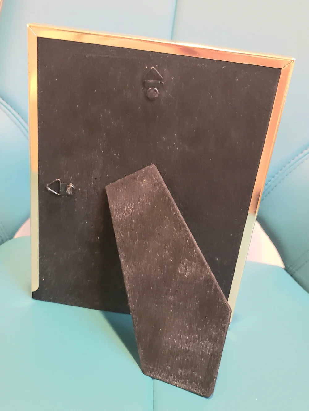 Cream and Gold Heart Accent Photo Frame 3.5